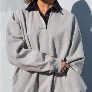 oversized brandy crew neck